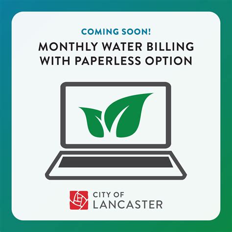 lancaster water bill|City of Lancaster Portal.